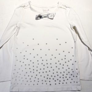 Chelsea’s corner 3T white long sleeve shirt.